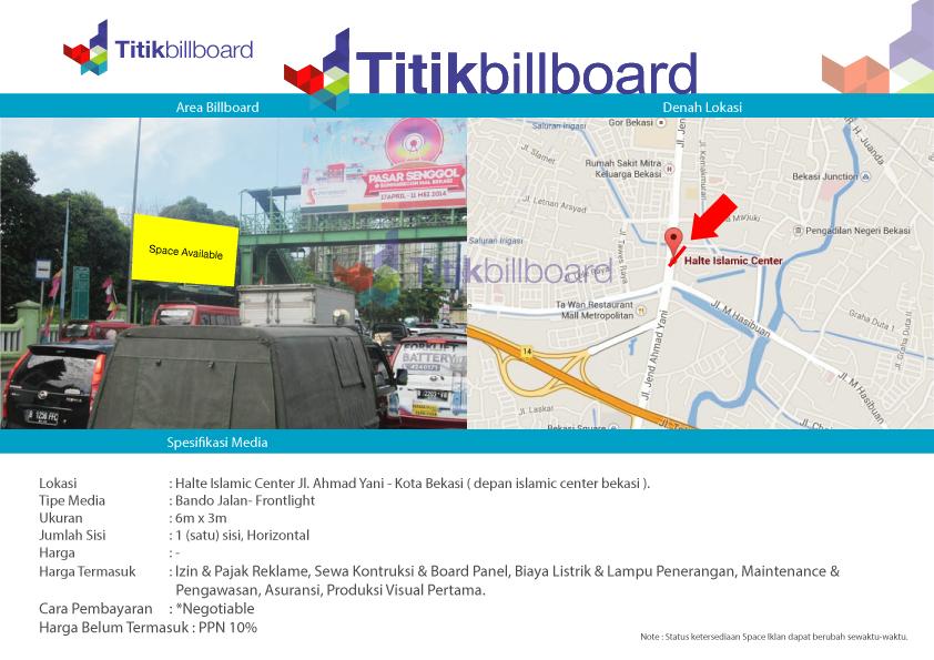 Titik-Billboard-Bekasi-Halte-Islamic-Center-Jl.-Ahmad-Yani-Kota-Bekasi