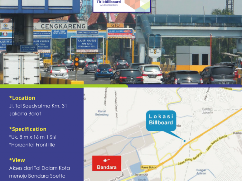Billboard di Bandara Soekarno Hatta
