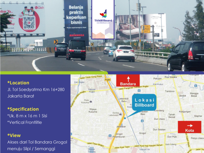 Lokasi Billboard Bandara Soekarno Hatta Jakarta