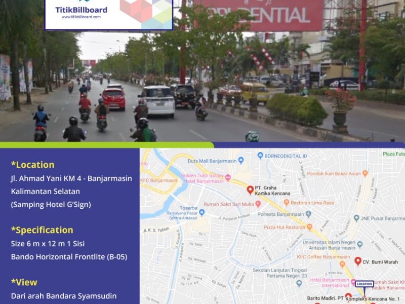 Sewa Lokasi Billboard Di Banjarmasin
