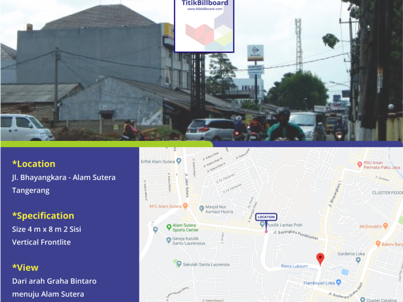 Sewa Billboard Alam Sutera