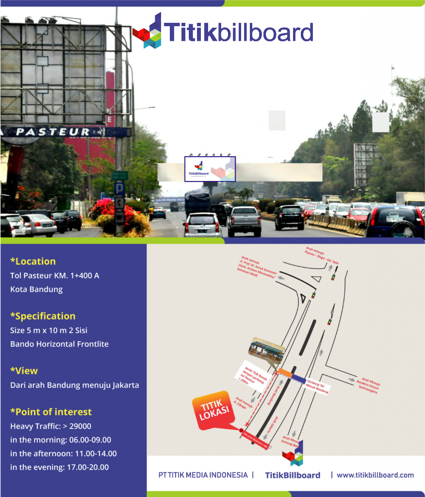 Sewa Billboard Di Pasteur