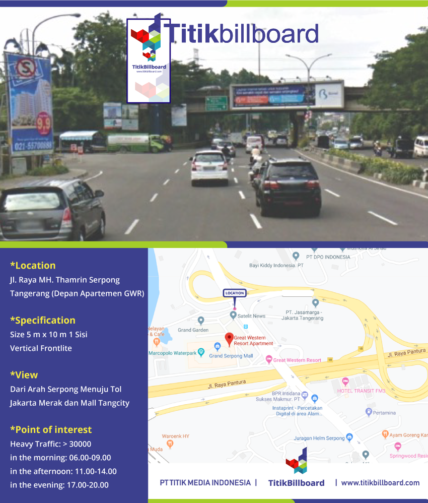 21 Lokasi Billboard Kota Tangerang