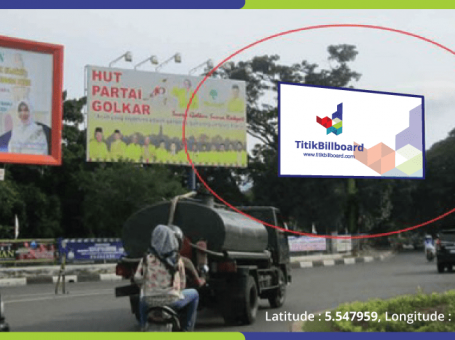 Lokasi Billboard Banda Aceh Tugu BNI Simpang Jam