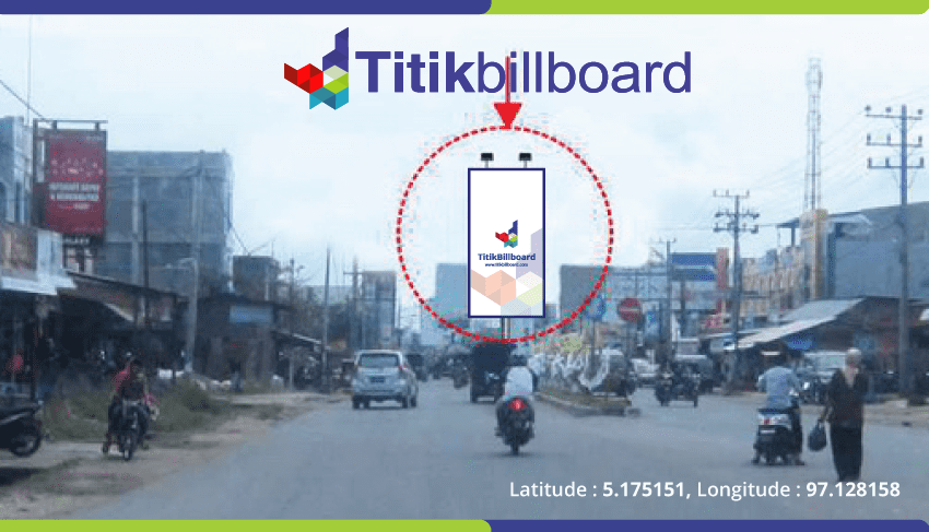Sewa Billboard Aceh Lhokseumawe Jl. Banda Aceh
