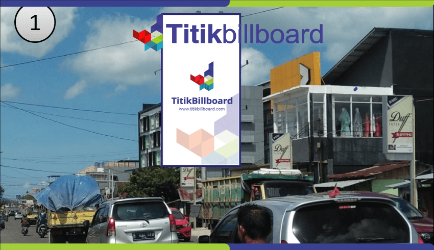 Sewa Billboard Bangka Belitung Jl. Sriwijaya - Simp. Lampu Merah Kampung Ujung