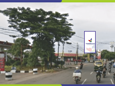 Lokasi Billboard Tangerang Jl. Jend Sudirman- Depan SPBU Cikokol