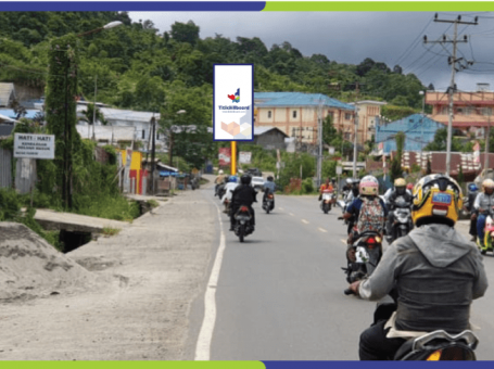Sewa Billboard Manokwari Jl. Esau Sesa – Depan Hotel Fujita