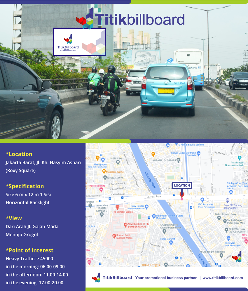 Lokasi Billboard Jakarta Barat