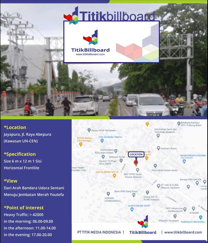 Lokasi Billboard Jayapura