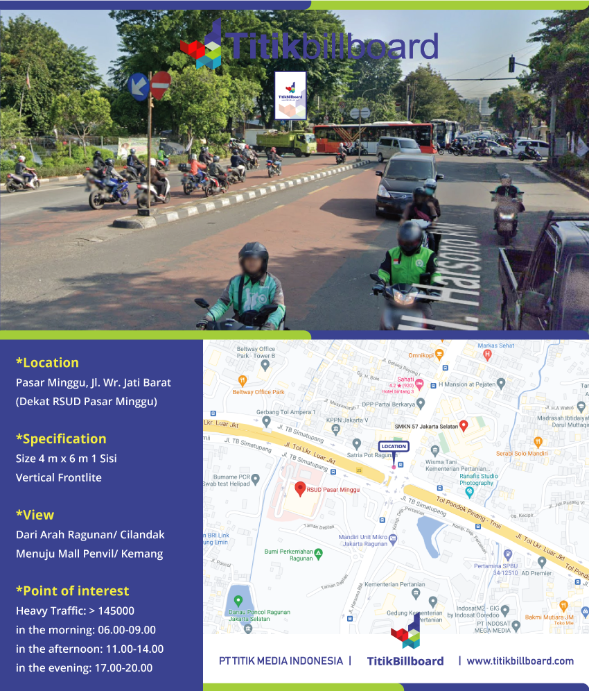 Lokasi Billboard Jakarta Selatan Untuk Partai