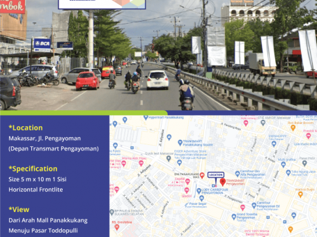 Lokasi Billboard Makassar Jl. Pengayoman