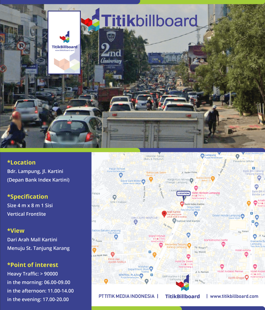 14 Lokasi Billboard Bandar Lampung